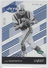 2015 Panini Clear Vision Blue 33/99 Joe Namath #33 HOF 0v7h