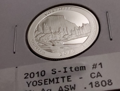 Affordable Divisible Silver - 2010 S 90% Proof US Quarter - Yosemite - Item #1 - Picture 7 of 10