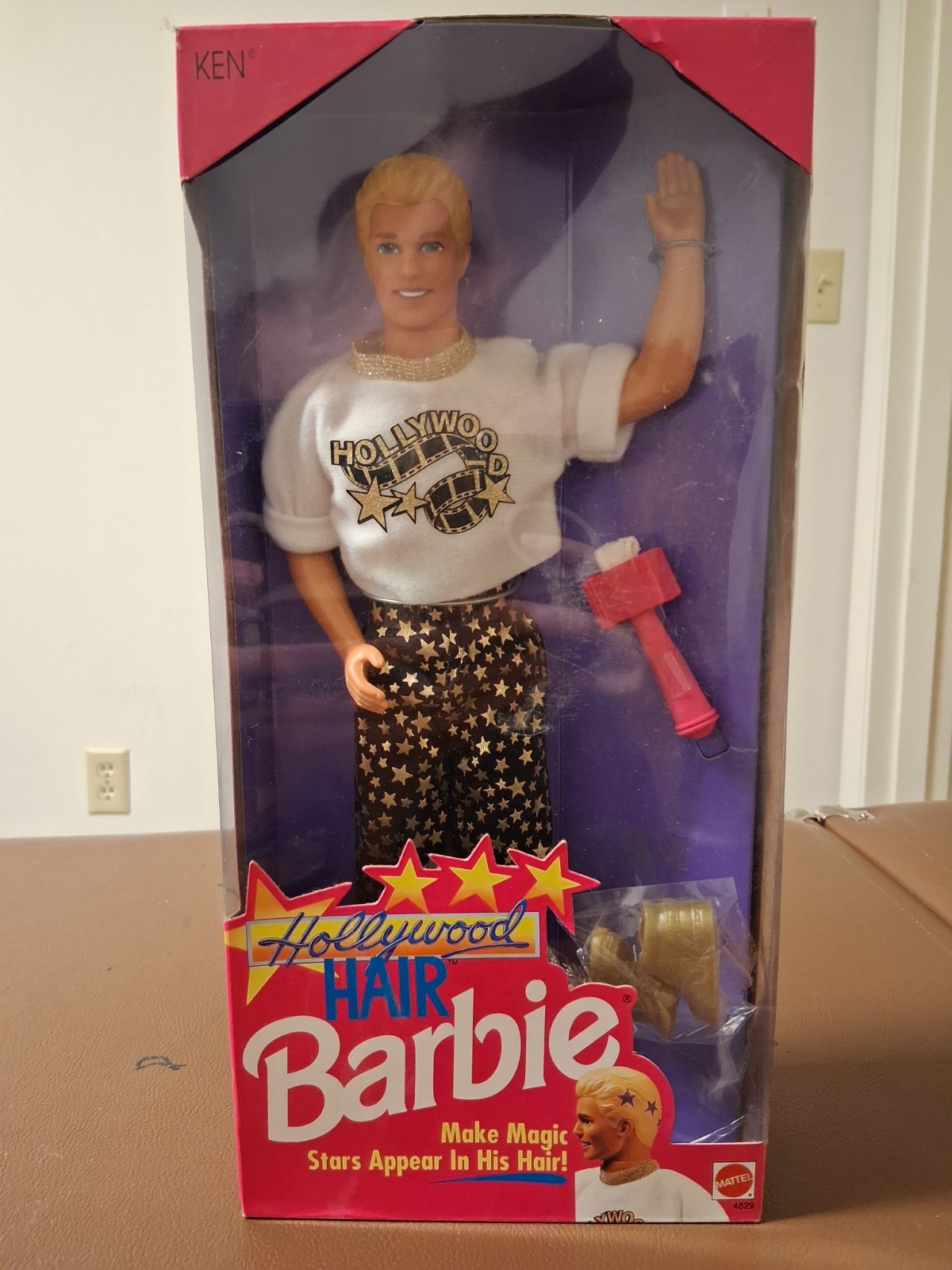 Vintage 1992 Mattel Hollywood Hair Ken Barbie Doll #4829 NRF