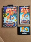 Sonic the Hedgehog 2 (SEGA Genesis, 1992) CIB Complete TESTED