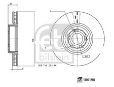 Febi Bilstein 186361 Radmutter für TESLA 186361 Radmutter Räder