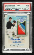 2024 Panini Boys of Summer Holo Silver 4/25 Thomas White PSA 9 MINT Auto 15q9