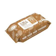 Air Jungles 3in1 Leather Cleaner Wipes 70 Count, Extra Large 8" x 10" Size, C...