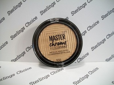 Maybelline Master Chrome Metallic Highlighter #100 Molten Gold (Unsealed)