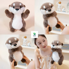 Cute Standing Otter Plush Toy Soft Stuffed Animal Doll 25cm Cozy Kids Gift Decor