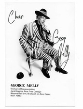 George Melly. English Jazz And Blues Singer. Signed PR Photo
