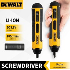 DEWALT cordless electric screwdriver 1300mAh rechargeable adjustable drill multi