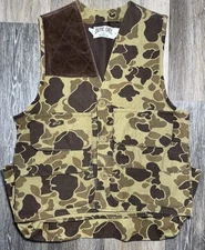 Redhead Hunting Vest Bone Dry Duck Camo Game Bag Men's Small USA Made Vintage 