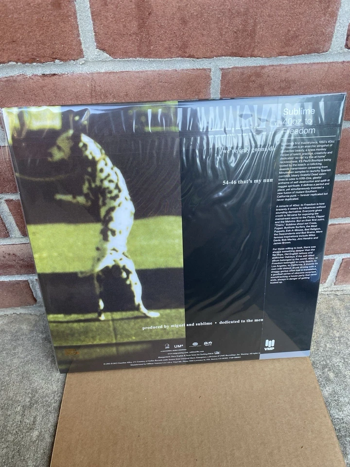 Sublime 40oz To Freedom 2 LP Blue Galaxy Vinyl Me Please VMP RR002 - Image 3 of 3