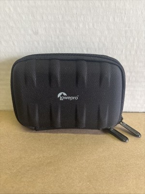 Lowepro santiago 20 Compact Camera Case Bag Pouch Black Semi Rigid Hard Case