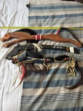 Lot Of 3 Native American Horse Dance Sticks