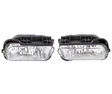 03-06 Chevy Silverado 02-06 Avalanche Fog Lights Chrome Housing Clear Bulbs