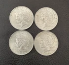 4 X 1922 Silver Peace Dollar BU lot - 4 Peace Dollar Lot