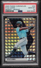2020 Panini Chronicles Mosaic Mosaic Prizm Kyle Lewis #49 PSA 10 GEM MT 1u6