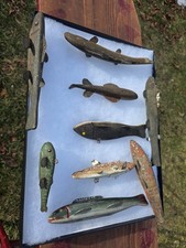 Vintage Antique Fish Decoy Collection LOT OF 9