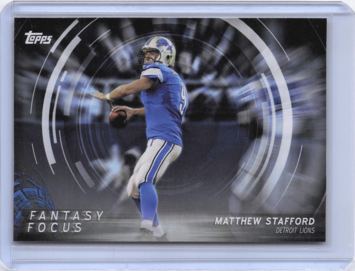 Matthew Stafford 2015 Topps #FF-MS Fantasy Focus Detroit Lions