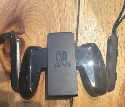 Nintendo Joy-Con Grip Ergonomic Black Controller Attachment for Nintendo Switch