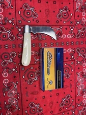 Rite Edge Pakistan Satin Pruning Hawkbill Folding Knife Pocket Folder