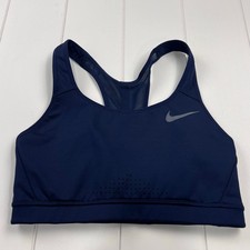 Nike Dri-Fit Sports Bra Athletic Racerback Navy Blue AJ3351 Women  s size small