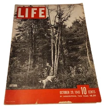 October 29, 1945 LIFE Magazine WWII War FREE SHIPPING Oct 10 45  30 31 28 27 26