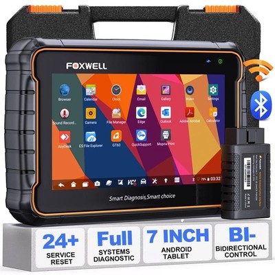 Foxwell GT60 BT Allesystem-zweiseitiger OBD2-Scanner Auto-Diagnose-Tool ABS