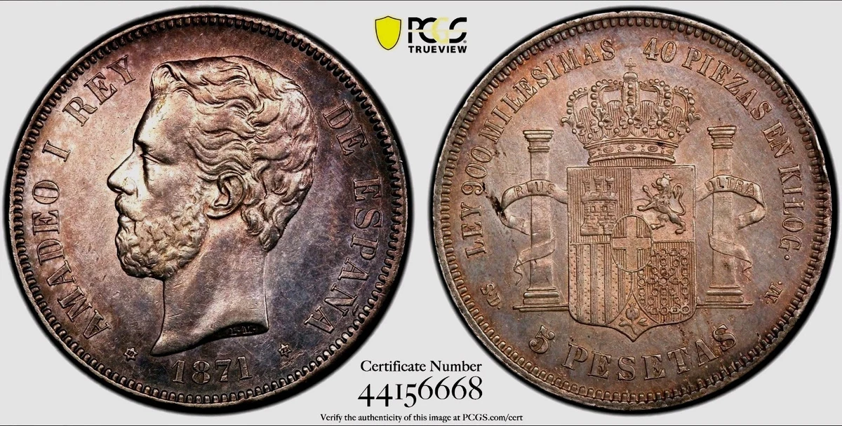 1871 Year Spanish Coins for sale | eBay