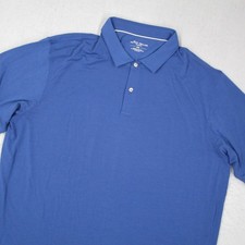 Peter Millar Seaside Mens XXL Blue Short Sleeve Polo Shirt MF21K01S