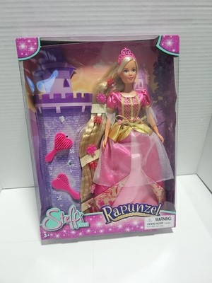 Steffi Love ''Rapunzel'' Doll in pink dress - Simba Toys, on Barbie Doll Rare C107