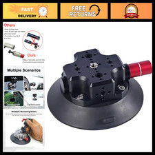 Heavy Duty 4.5" Camera Suction Cup Mount - Vacuum Pump for Stable Mounting