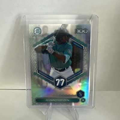 2026 Bowman Chrome Top 100 BTP-77 Felling Celesten #77 Seattle Mariners