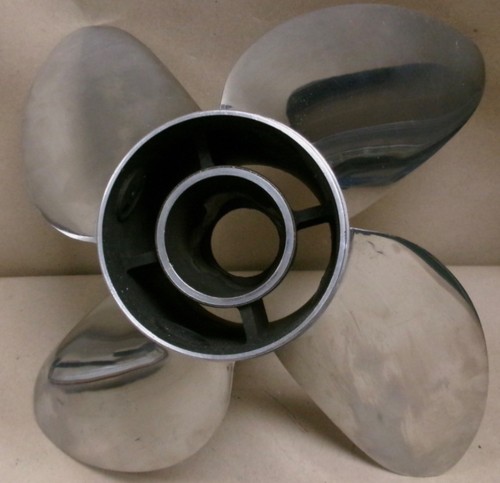 BRP RX4 15x18 Stainless Steel Propeller – Evinrude E-TEC V6 – 18P – USED