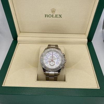 Rolex Yacht-Master II 18K White Gold Platinum Automatic Mens Watch
