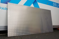 Aluminium Chequer Plate 2500mm x 1250mm, 3mm Tread Single Sheet On Collection UK