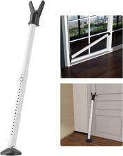 Door Security Bar - Heavy Duty Door Jammer Security Bar - Adjustable Sliding Doo