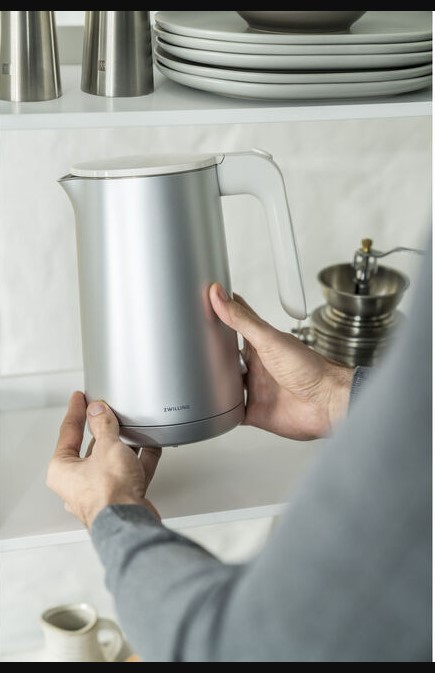 ZWILLING Enfinigy 1L Electric Kettle 34 oz, SILVER