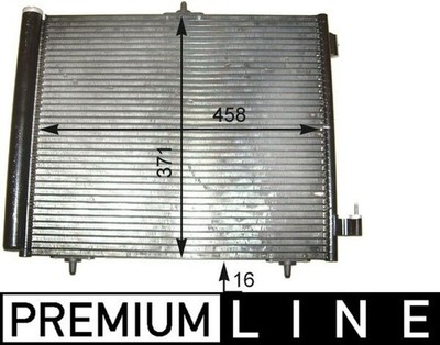 MAHLE Kondensator Klimaanlage PREMIUM LINE AC 460 000P für CITROËN DS PEUGEOT 1