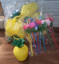 New Pineapple Shape Drinking Cups W/Lid And S...