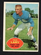1960 Topps YALE LARY Detroit Lions #48 EX Condition