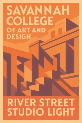 Savannah College of Art and Design Poster   - River Street Studio Light -