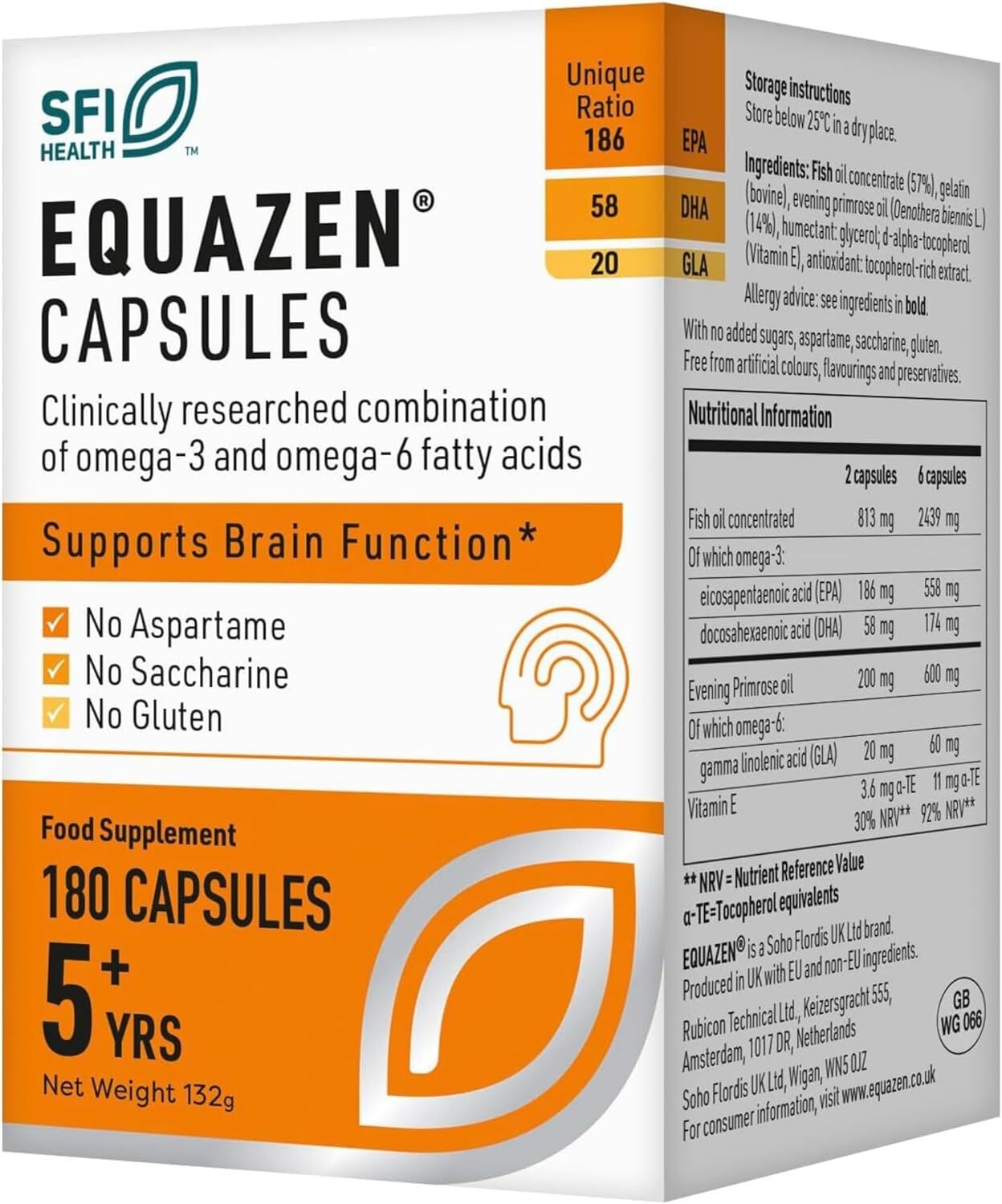 Equazen Family 180 Capsules Brand New Boxed, Long Expiry Date New Packaging - Image 2