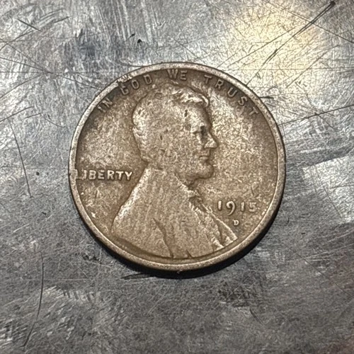 1915 D VG Wheat Penny