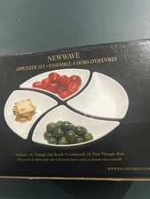 NewWave Set Of 4 Appetizer Plates new in box 