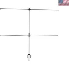 Heavy-Duty EZ-Aim Double Target Stand - Perfect for Hunting & Shooting Practice