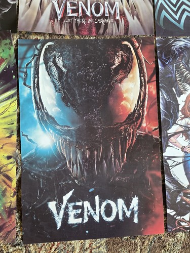 Marvels Venom 6 Poster Lot Spider-man Carnage 11 X 16 - Picture 4 of 7