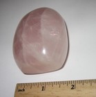 2.4" x 2" POLISHED NATURAL FREE FORM ROSE QUARTZ CRYSTAL STONE MINERAL ~ 164.6g — photo 7