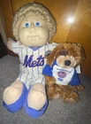 Vintage Cabbage Patch Kids All Stars York Mets & New York Mets Dog Plush 2009