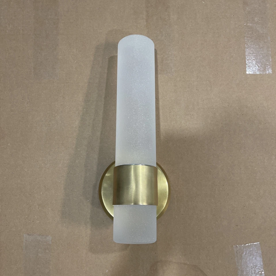 Aplique de cristal Ralph Lauren Barton de un solo brazo - latón natural Foto 2 de 4