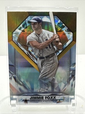2022 Topps Chrome Update Series - Diamond Greats Refractor Jimmie Foxx #DGC-68