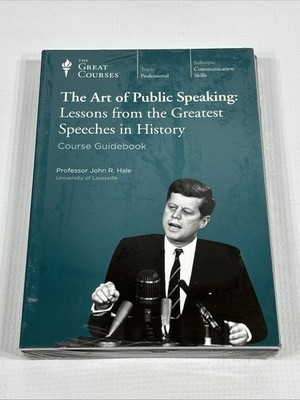 Art Of Public Speaking: Greatest Speeches History Great Courses (DVD/Guide) New