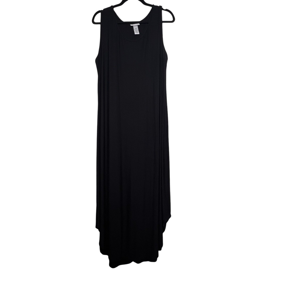 black jersey knit maxi dress Black soft knit jersey maxi dress